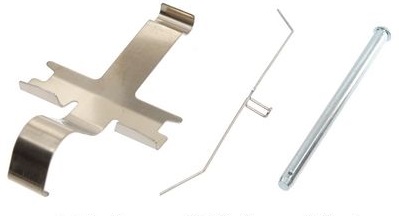 Kit d'accessoires, plaquette de frein à disque | A.B.S.