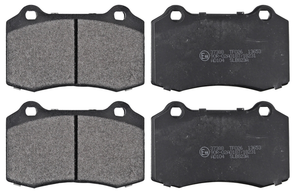 Jeu de 4 plaquettes de frein | A.B.S.