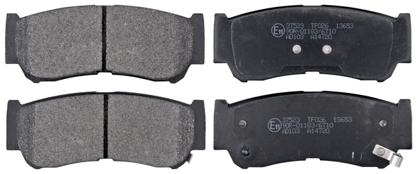 Jeu de 4 plaquettes de frein | A.B.S.