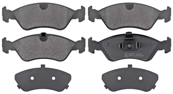 Jeu de 4 plaquettes de frein | A.B.S.