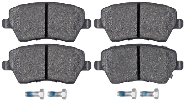 Jeu de 4 plaquettes de frein | A.B.S.