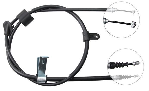 Tirette à câble, frein de stationnement | A.B.S.