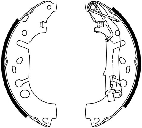 Jeu de mâchoires de frein | A.B.S.
