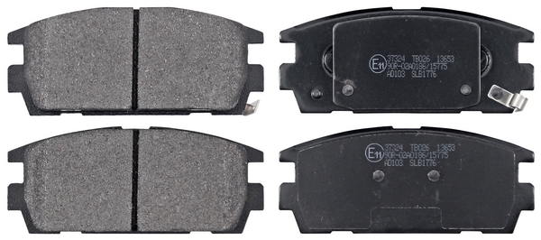 Jeu de 4 plaquettes de frein | A.B.S.