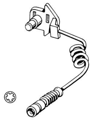 Contact d'avertissement, usure des plaquettes de frein | A.B.S.