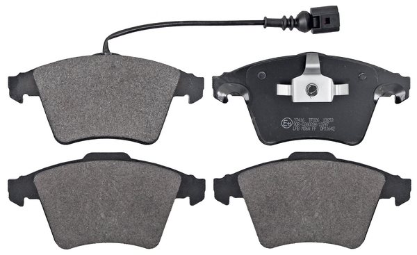 Jeu de 4 plaquettes de frein | A.B.S.