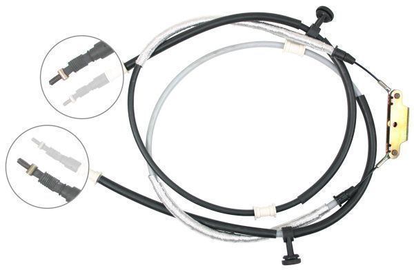 Tirette à câble, frein de stationnement | A.B.S.