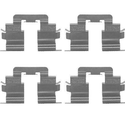 Kit d'accessoires, plaquette de frein à disque | A.B.S.