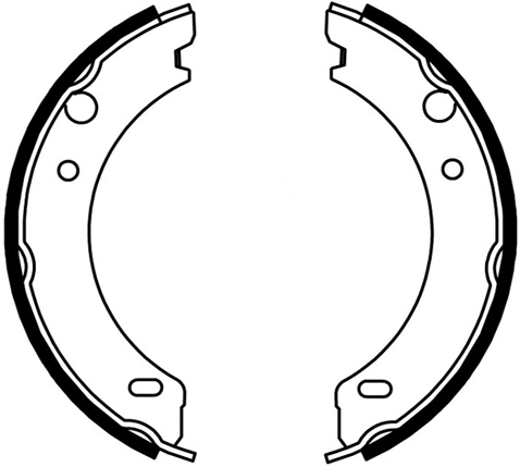 Jeu de mâchoires de frein, frein de stationnement | A.B.S.