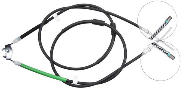 Tirette à câble, frein de stationnement | A.B.S.