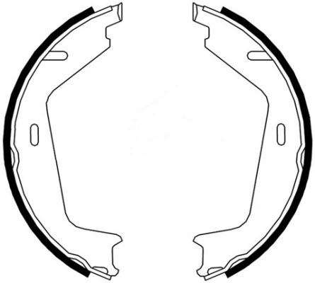 Jeu de mâchoires de frein, frein de stationnement | A.B.S.