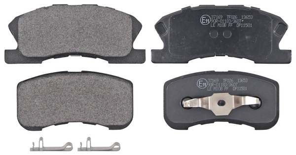 Jeu de 4 plaquettes de frein | A.B.S.