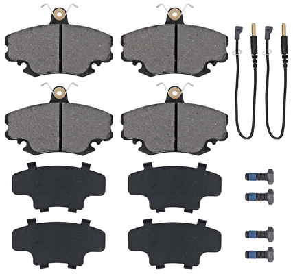 Jeu de 4 plaquettes de frein | A.B.S.