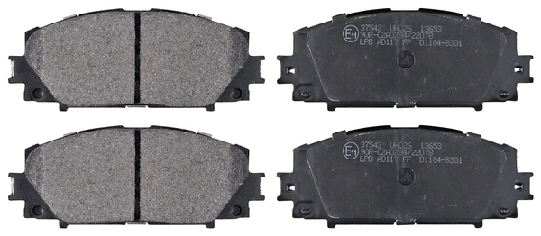 Jeu de 4 plaquettes de frein | A.B.S.