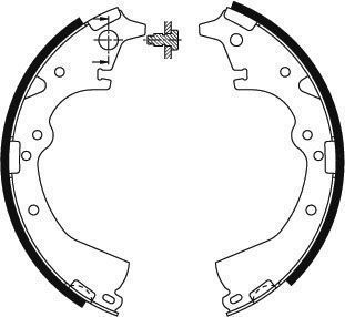 Jeu de mâchoires de frein | A.B.S.