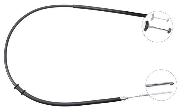 Tirette à câble, frein de stationnement | A.B.S.