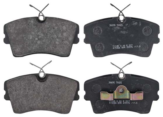 Jeu de 4 plaquettes de frein | A.B.S.