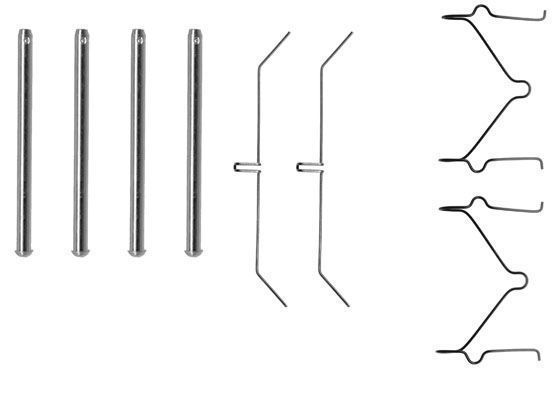 Kit d'accessoires, plaquette de frein à disque | A.B.S.