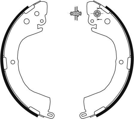 Jeu de mâchoires de frein | A.B.S.