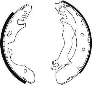 Jeu de mâchoires de frein | A.B.S.