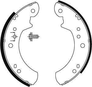 Jeu de mâchoires de frein | A.B.S.