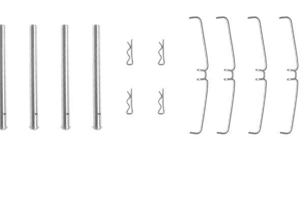 Kit d'accessoires, plaquette de frein à disque | A.B.S.