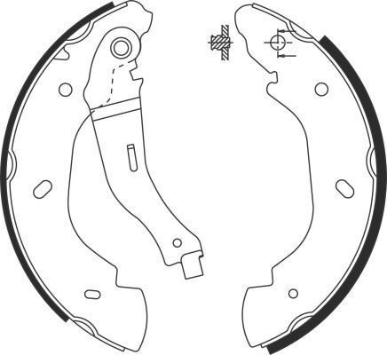 Jeu de mâchoires de frein | A.B.S.