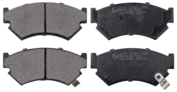 Jeu de 4 plaquettes de frein | A.B.S.