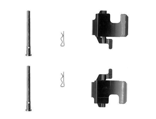 Kit d'accessoires, plaquette de frein à disque | A.B.S.