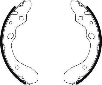 Jeu de mâchoires de frein | A.B.S.