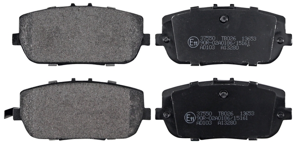 Jeu de 4 plaquettes de frein | A.B.S.