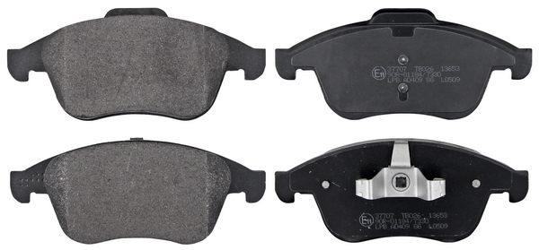 Jeu de 4 plaquettes de frein | A.B.S.