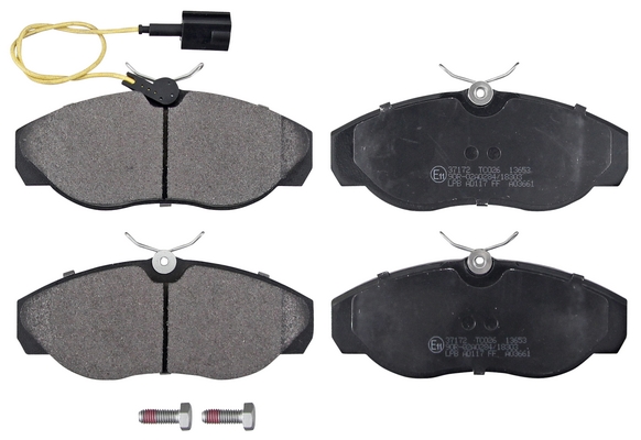 Jeu de 4 plaquettes de frein | A.B.S.