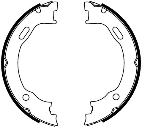 Jeu de mâchoires de frein, frein de stationnement | A.B.S.