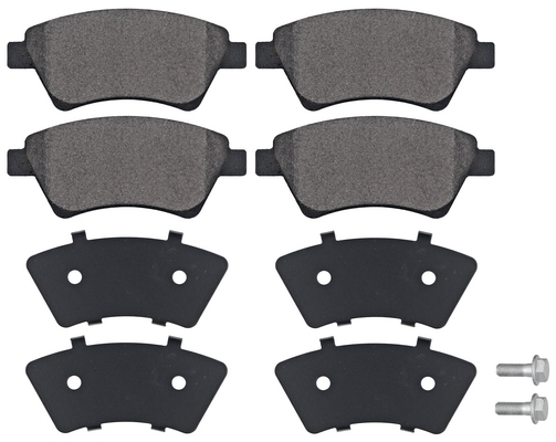 Jeu de 4 plaquettes de frein | A.B.S.
