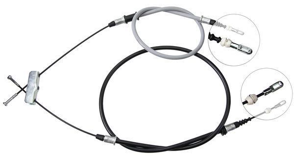 Tirette à câble, frein de stationnement | A.B.S.