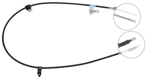 Tirette à câble, frein de stationnement | A.B.S.