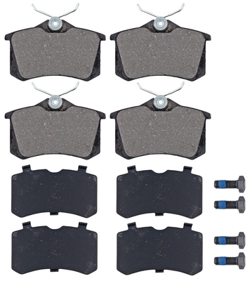 Jeu de 4 plaquettes de frein | A.B.S.
