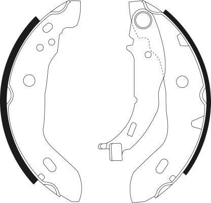 Jeu de mâchoires de frein | A.B.S.