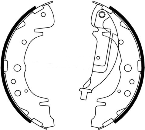 Jeu de mâchoires de frein | A.B.S.