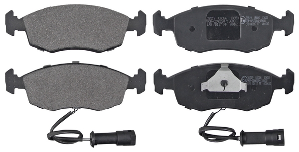 Jeu de 4 plaquettes de frein | A.B.S.