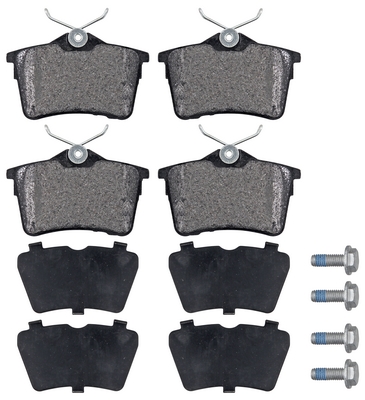 Jeu de 4 plaquettes de frein | A.B.S.