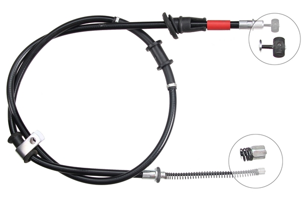 Tirette à câble, frein de stationnement | A.B.S.