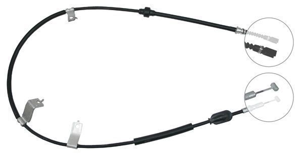 Tirette à câble, frein de stationnement | A.B.S.