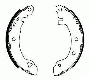 Jeu de mâchoires de frein | A.B.S.