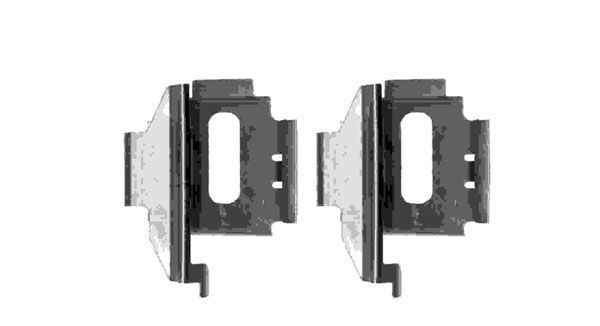 Kit d'accessoires, plaquette de frein à disque | A.B.S.