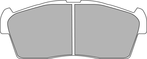 Jeu de 4 plaquettes de frein | A.B.S.
