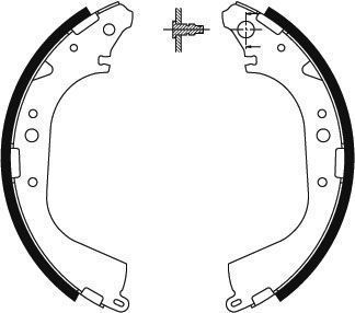 Jeu de mâchoires de frein | A.B.S.