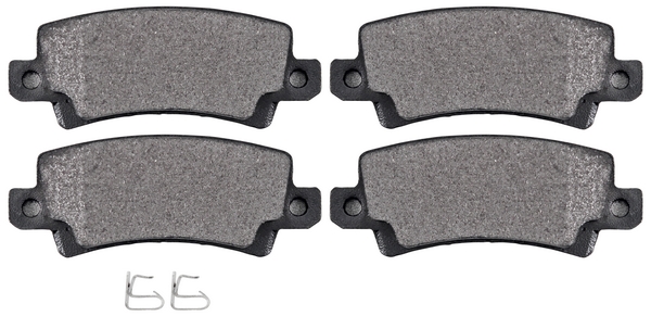 Jeu de 4 plaquettes de frein | A.B.S.