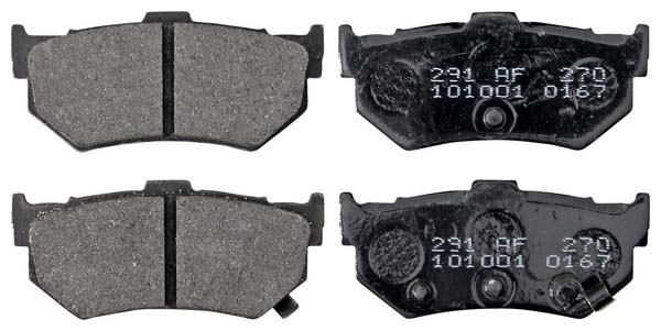 Jeu de 4 plaquettes de frein | A.B.S.